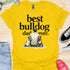 The best bulldog dad ever - V8 - Sitting Calm Two T-Shirt